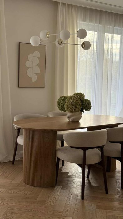 Stół owalny - ryflowany 180cm