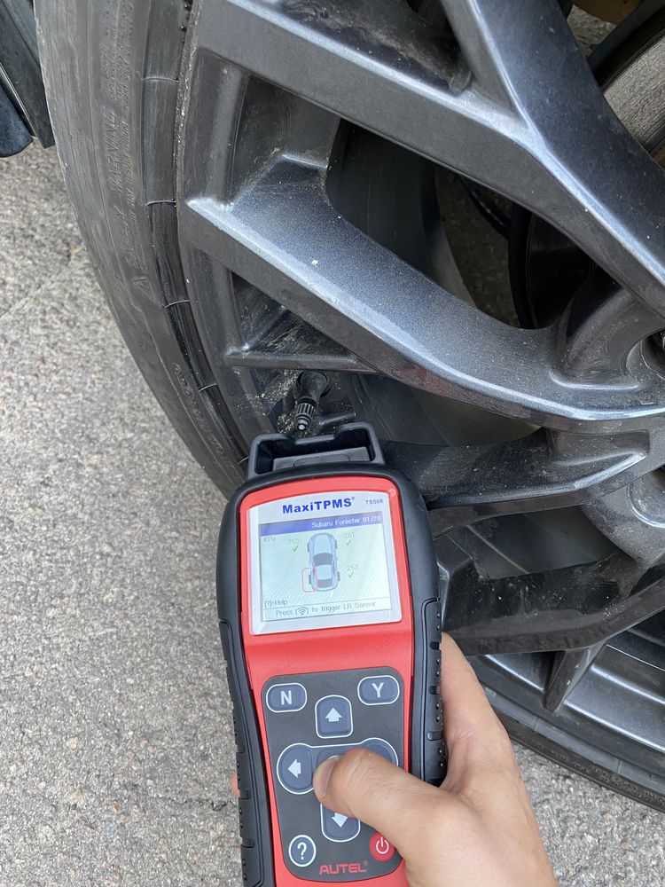 Прошивка привязка датчиков давления колес TPMS