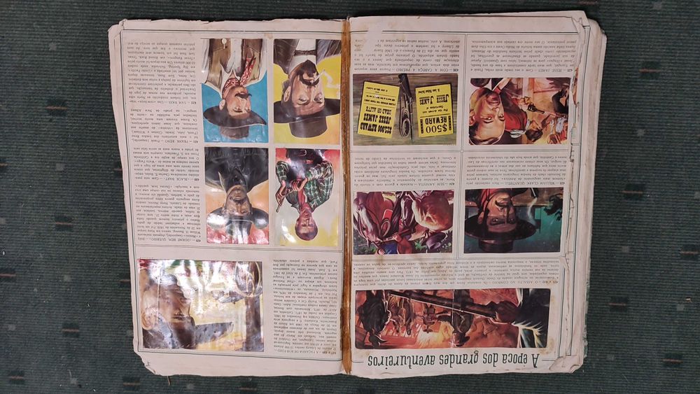 Caderneta de Cromos Antiga A Conquista do Oeste Álbum Nº 2 - Completa