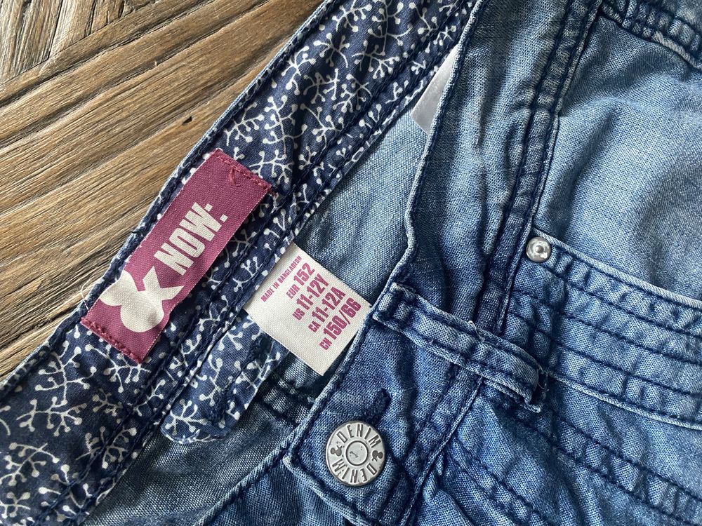 Jeansy pumpy alladynki H&M 11-12 lat 152 cm
