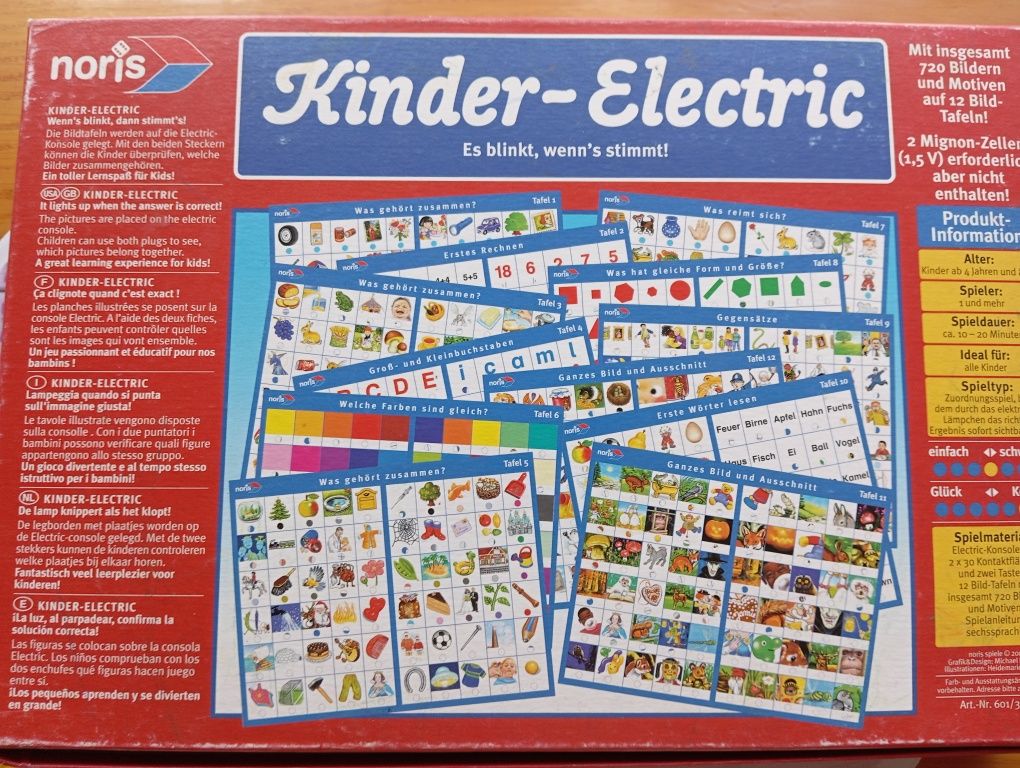 Zabawka gra edukacyjna Kinder-Electric