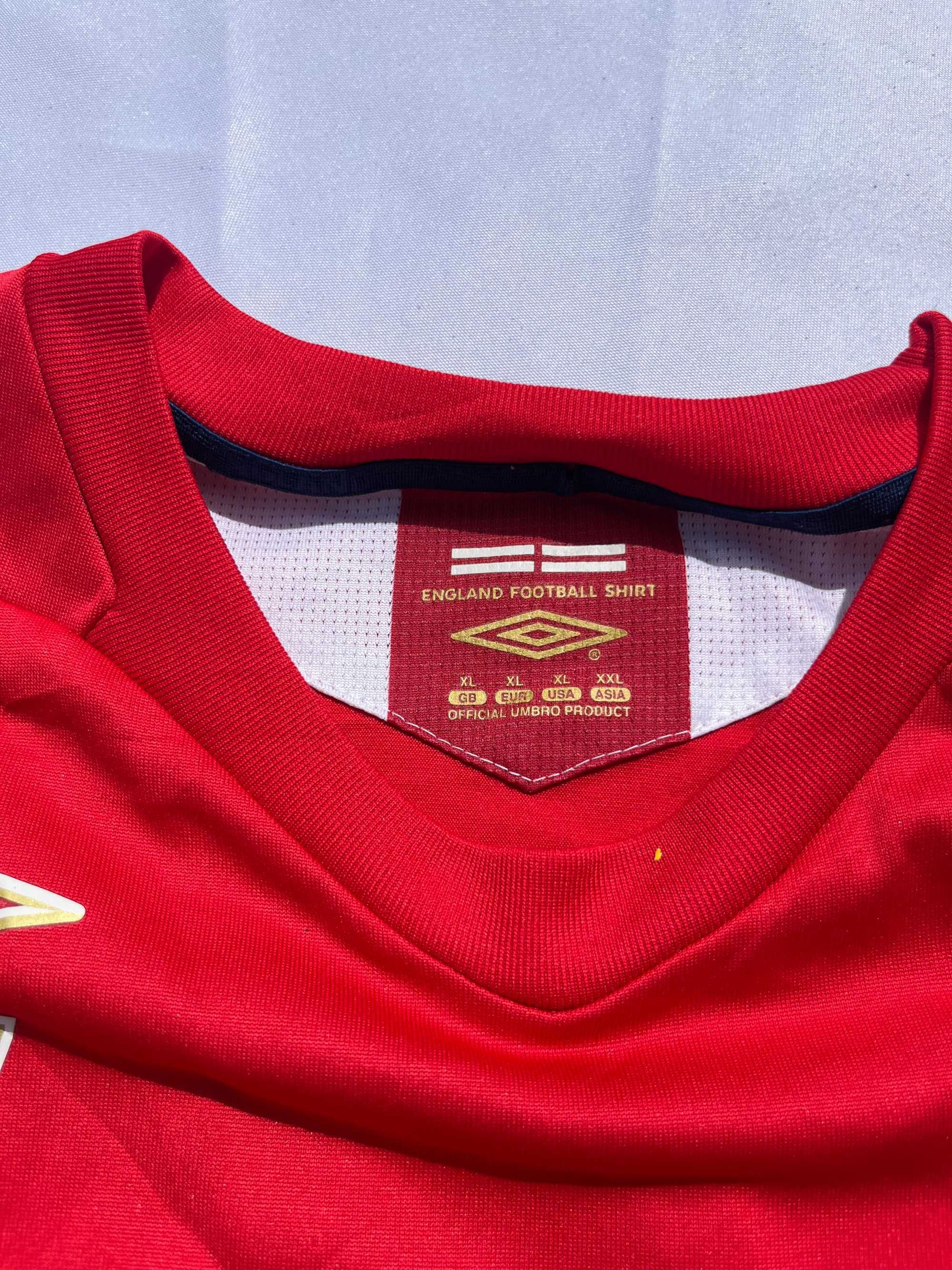 England #7 BECKHAM 2006/2008 Football Umbro Jersey Size XL