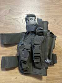 Кобура стегнова MFH Leg Holster Olive на праву ногу Код: !30711B