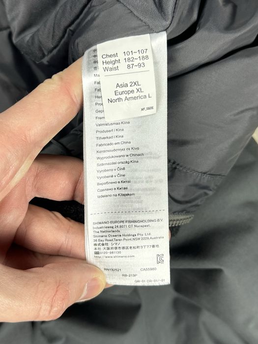 Shimano xefd gore-tex костюм l размер трекинговый серый оригинал