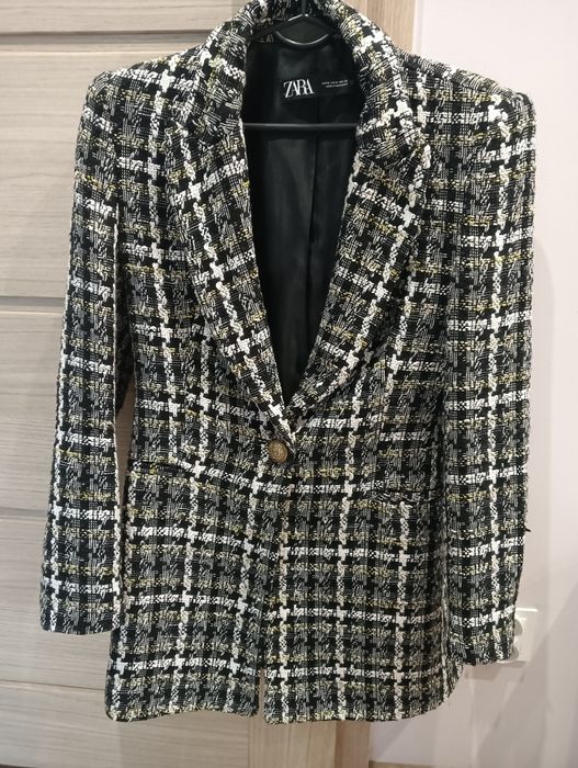 Marynarka Zara tweedowa