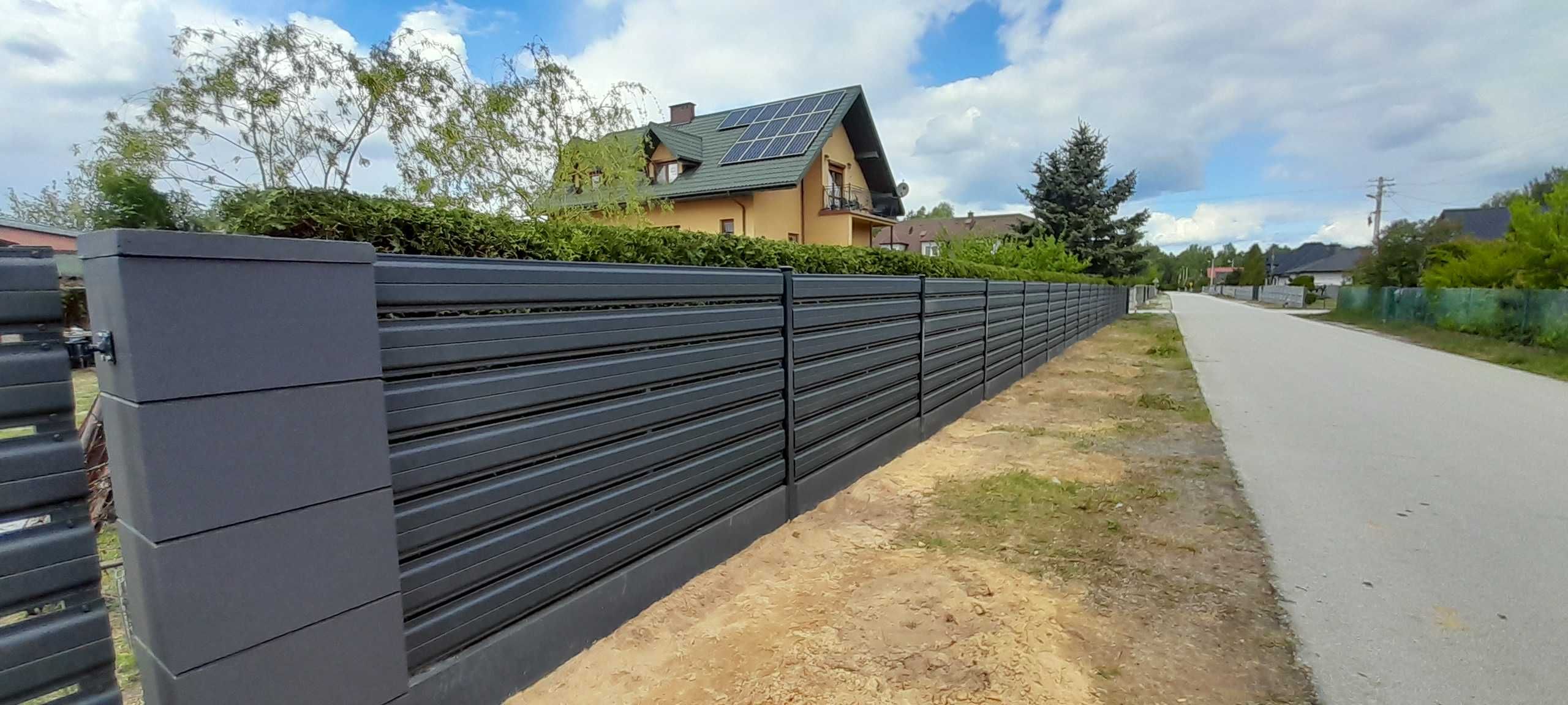 OGRODZENIE OGRODZENIA sztacheta metalowa palisadowe panelowe płot