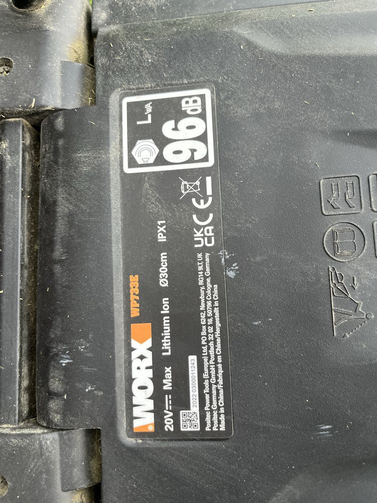 Kosiarka akumulatorowa Worx WP733E