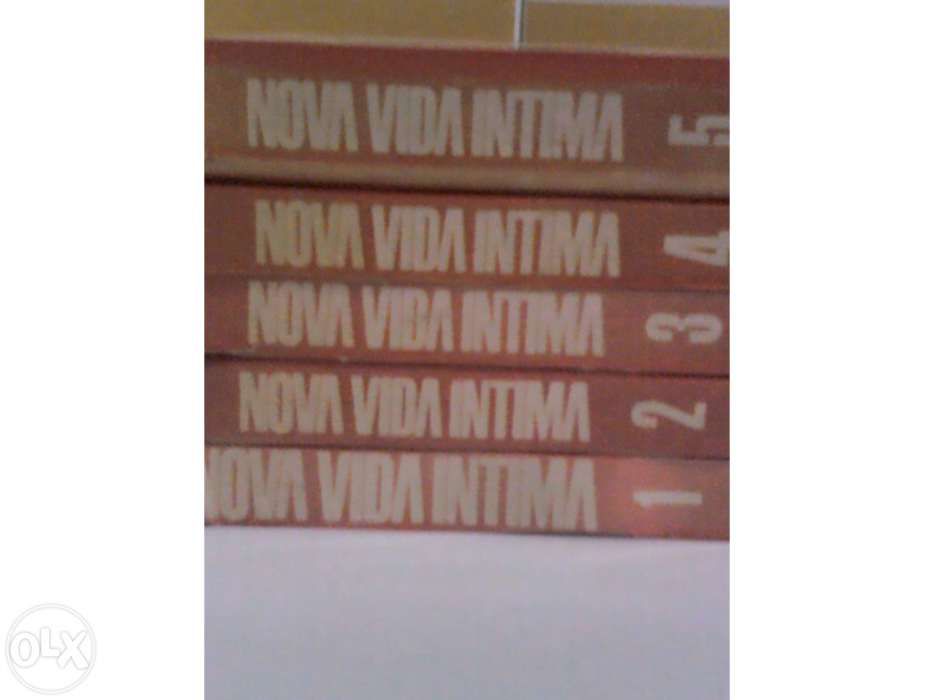 Livros em fascículos 5 volumes -Nova Vida Intima