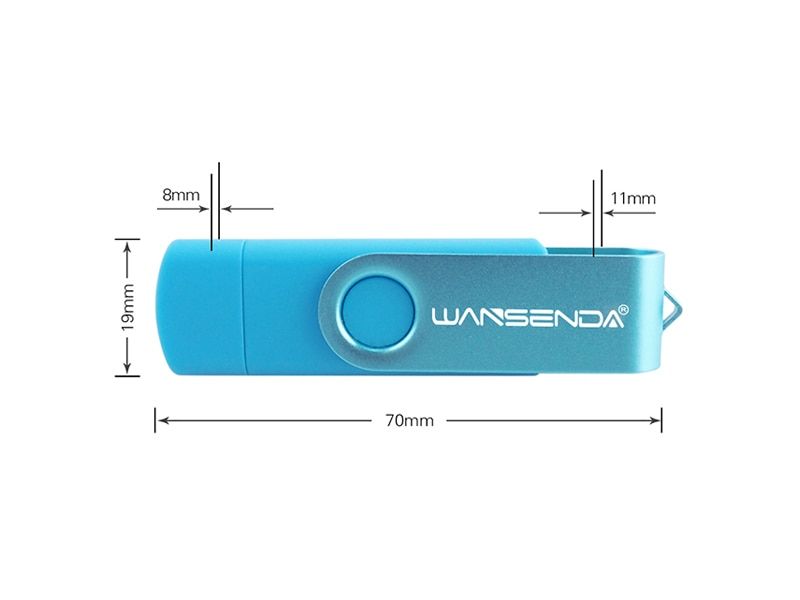 USB flash 3.0 32GB Wansenda (Micro USB OTG для ПК и смартфонов)