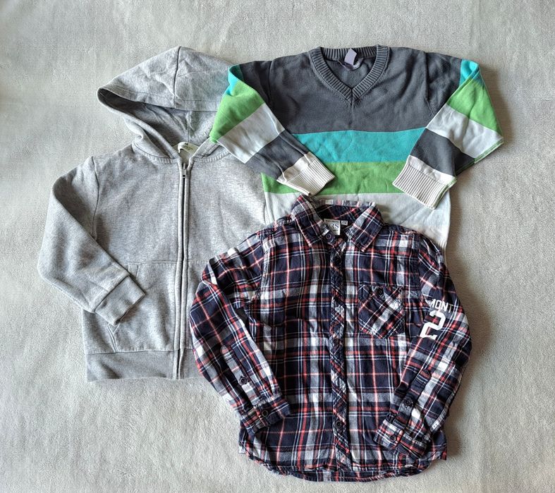 Paka zestaw ubrań r.110/116 m.in. H&M, Garanimals, Next