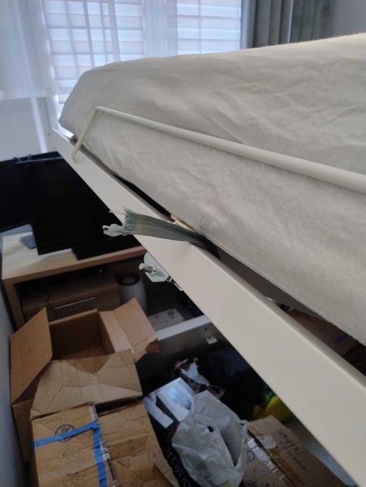 łóżko Malm 180x200 z pojemnikiem Ikea stan bardzo dobry