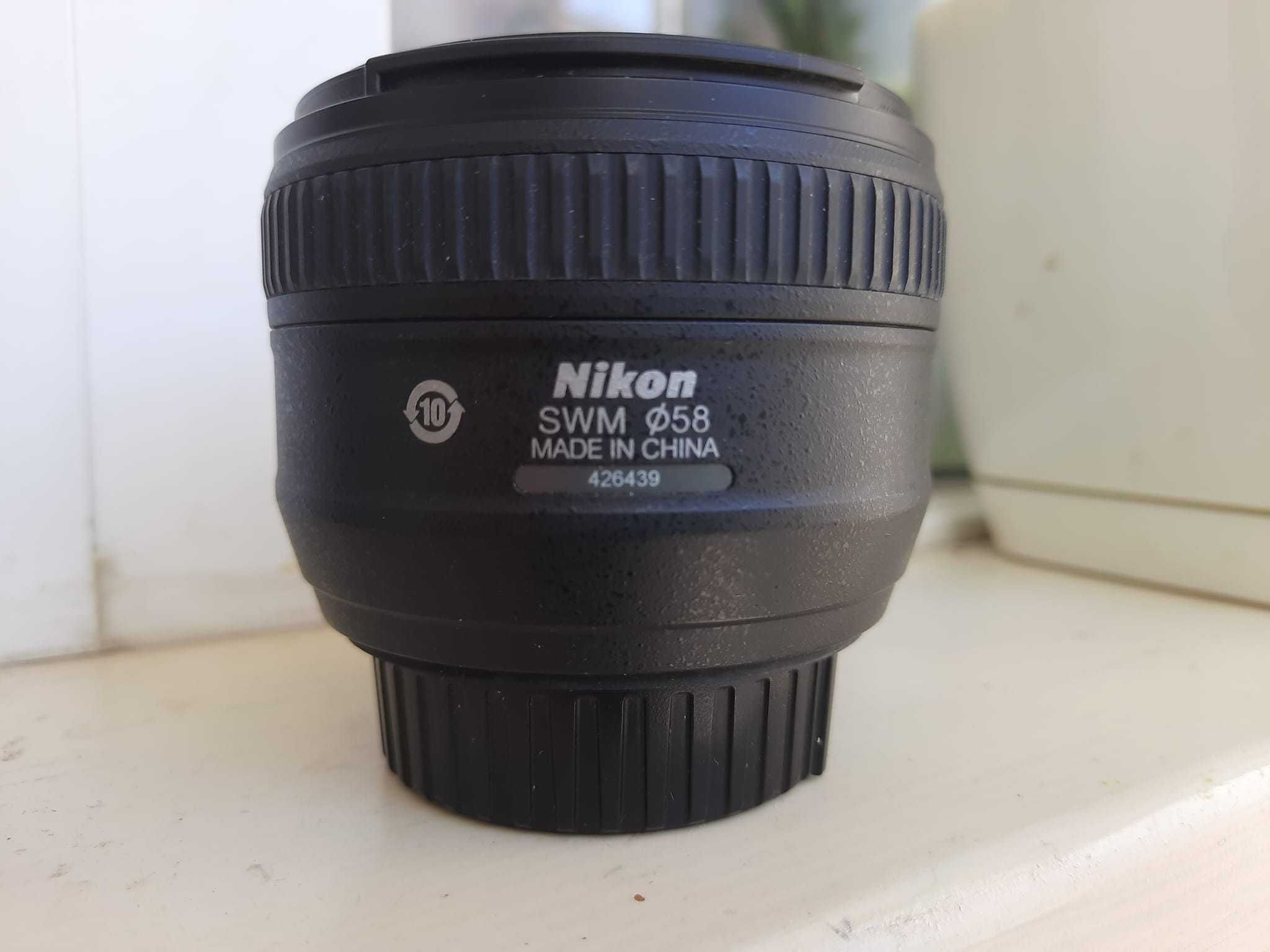 Nikon. AF-S Nikkor 50mm. 1:1.4 G