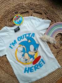 T-shirt bluzeczka Sonic chłopięca