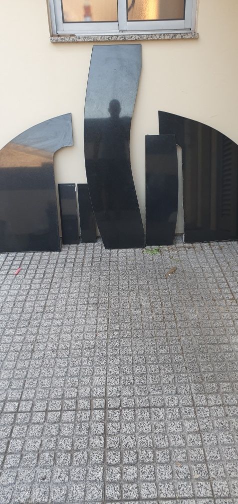 Pedra mármore preta