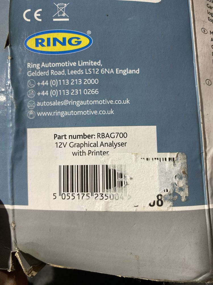 Tester akumulatorów RING RBAG700