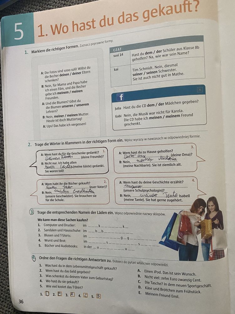 Aktion Deutsch 8 zeszyt ćwiczeń (jezyk niemiecki )