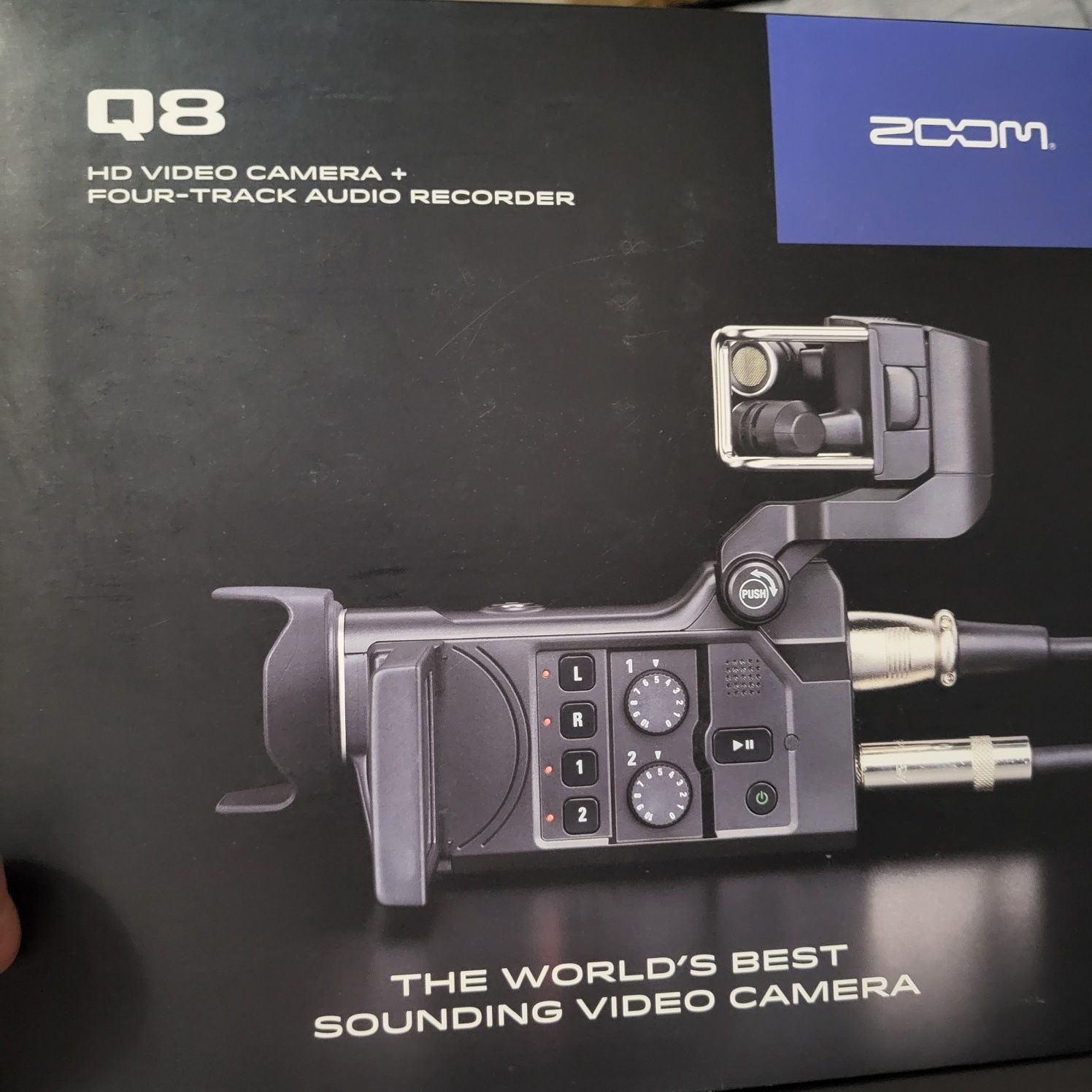 ZOOM  Q 8.видеокамера.zoom handy video camera recorder HD video +4 tra