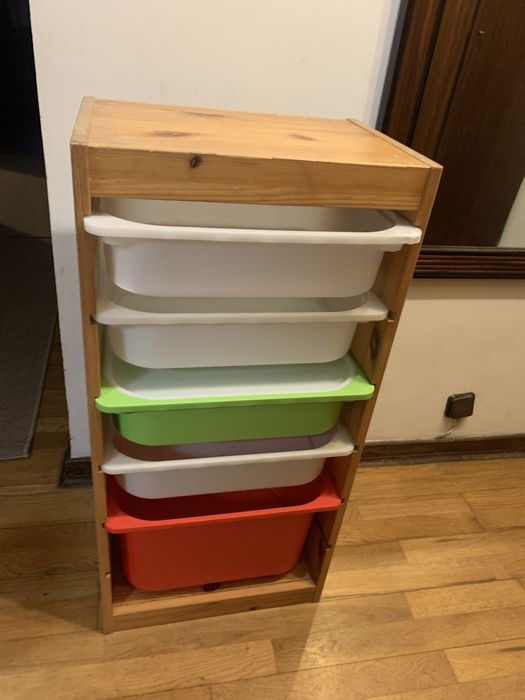 Móvel arrumação Ikea Trofast em madeira