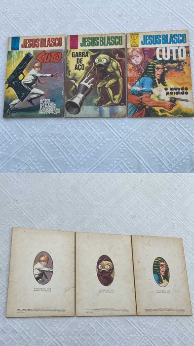 Jesus Blasco (Vol I,II e III) Coleção TITÃ - Ed. Portugal Press (1973)