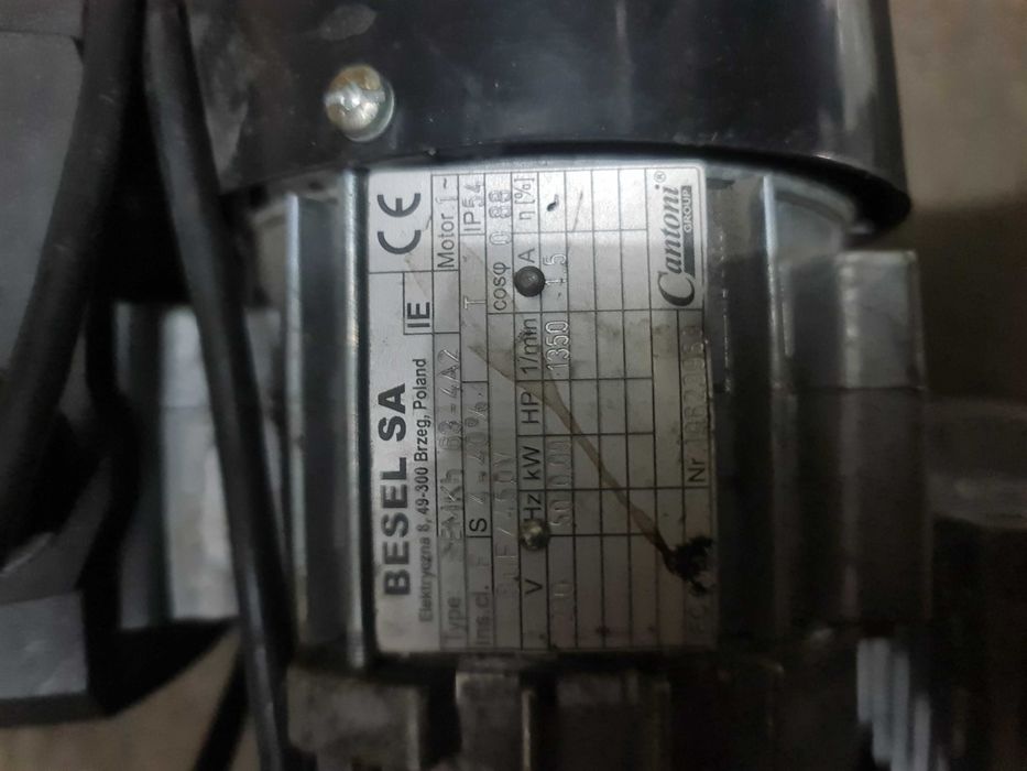 Motoreduktor do kotła z podajnikiem Besel 0,09kW