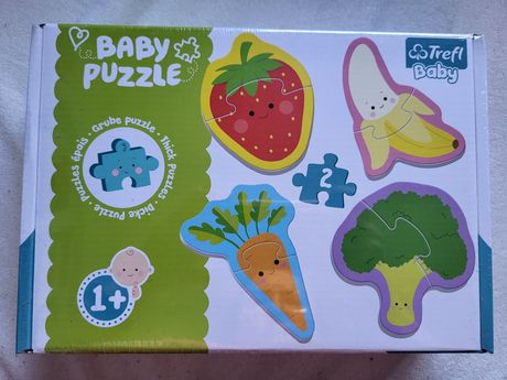 Trefl Baby puzzle 1+ - Warzywa i owoce
