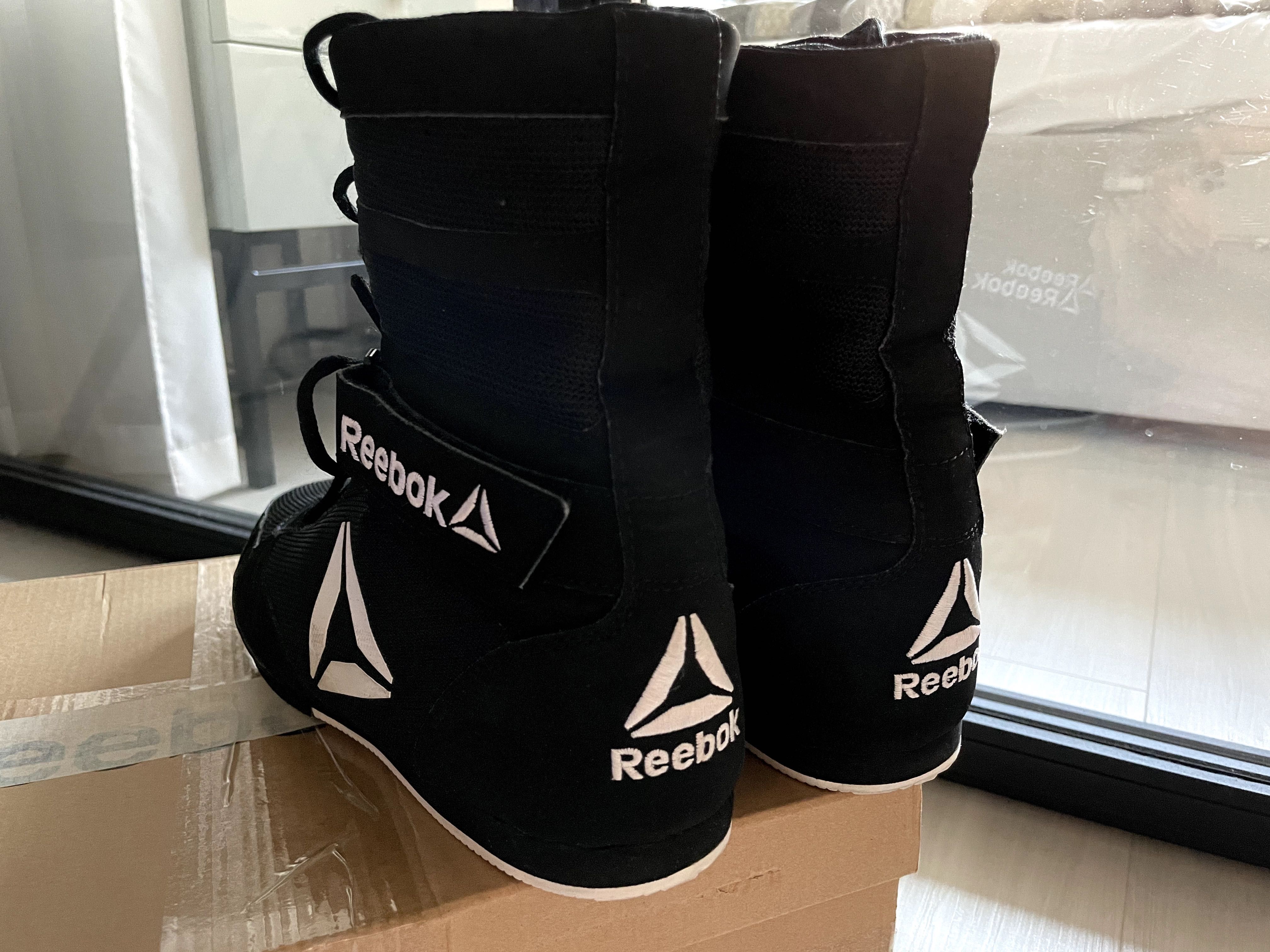 Боксерки REEBOK BOXING BOOT- BUCK как у Флойда