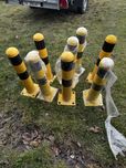 Slupki żółto czarne wys 60 cm