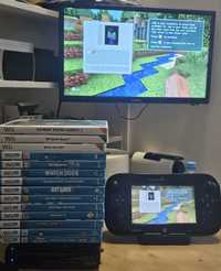 Konsola Nintendo Wii U 23 gry,pady okablowanie