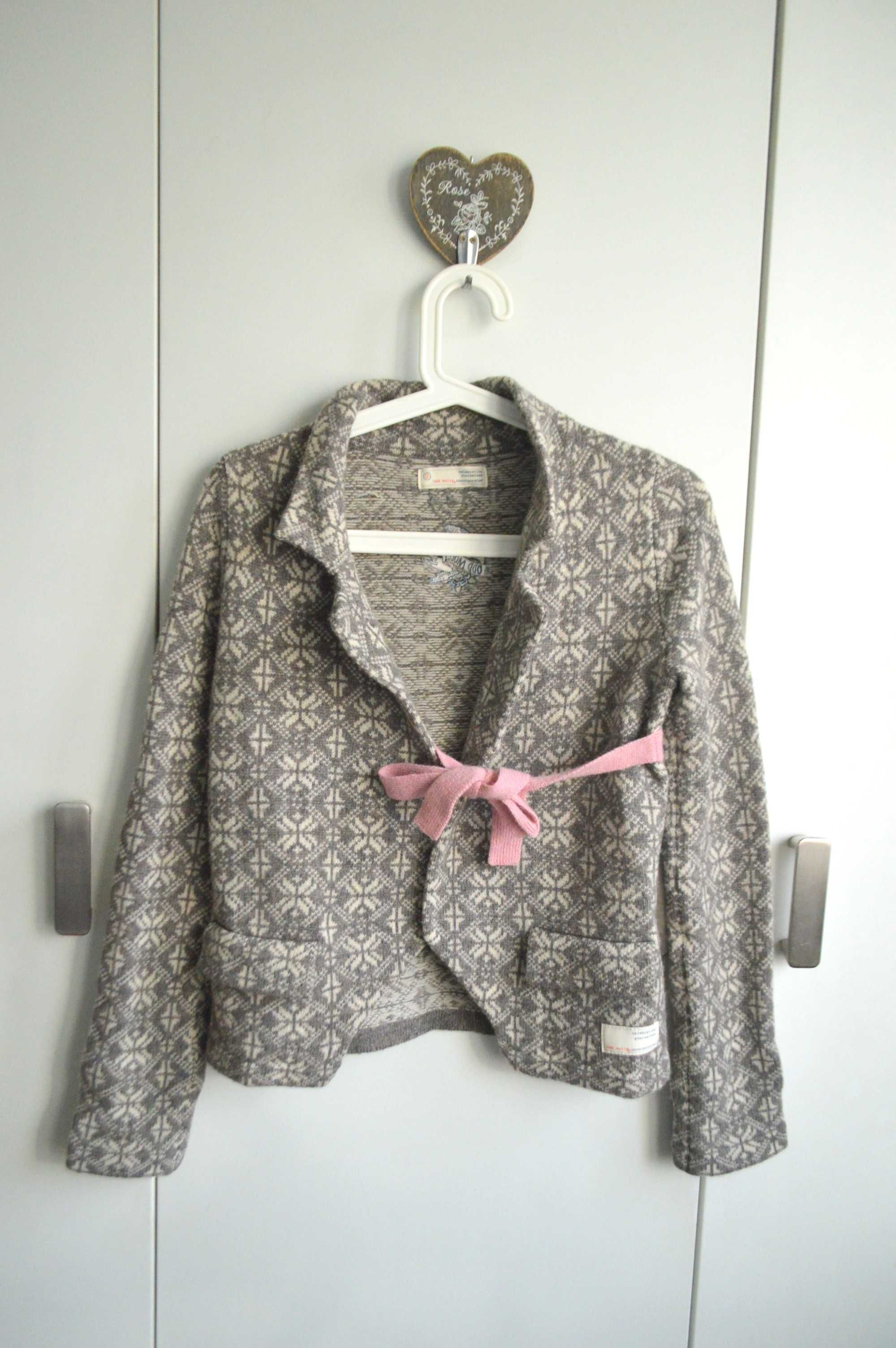 Odd Molly wełniany kardigan marynarka sweter XS/S premium luksusowy