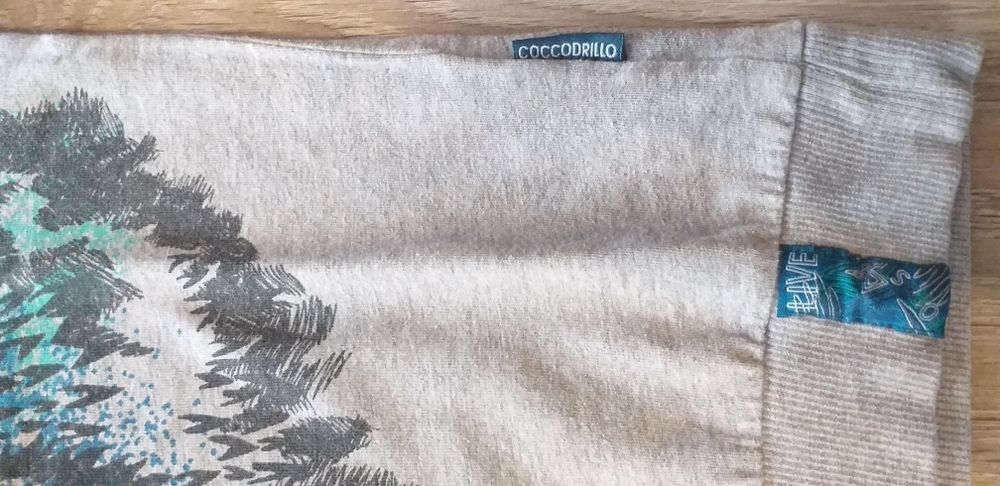 Bluzka Coccodrillo , bluzka rozmiar 122, koszulka z długim rękawem Cdr