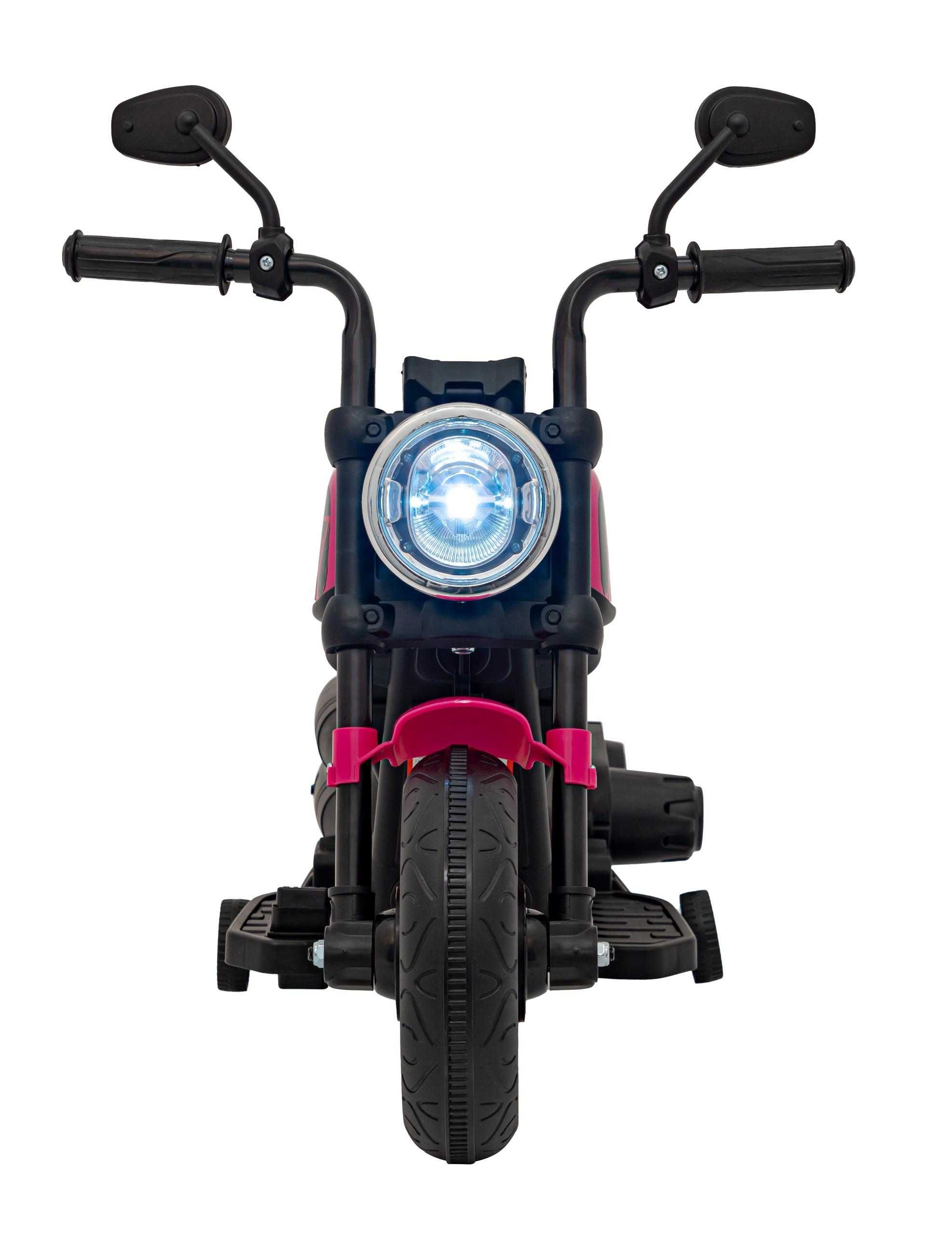Motorek na akumulator dla dzieci Chopper FASTER Różowy 2-3 latka