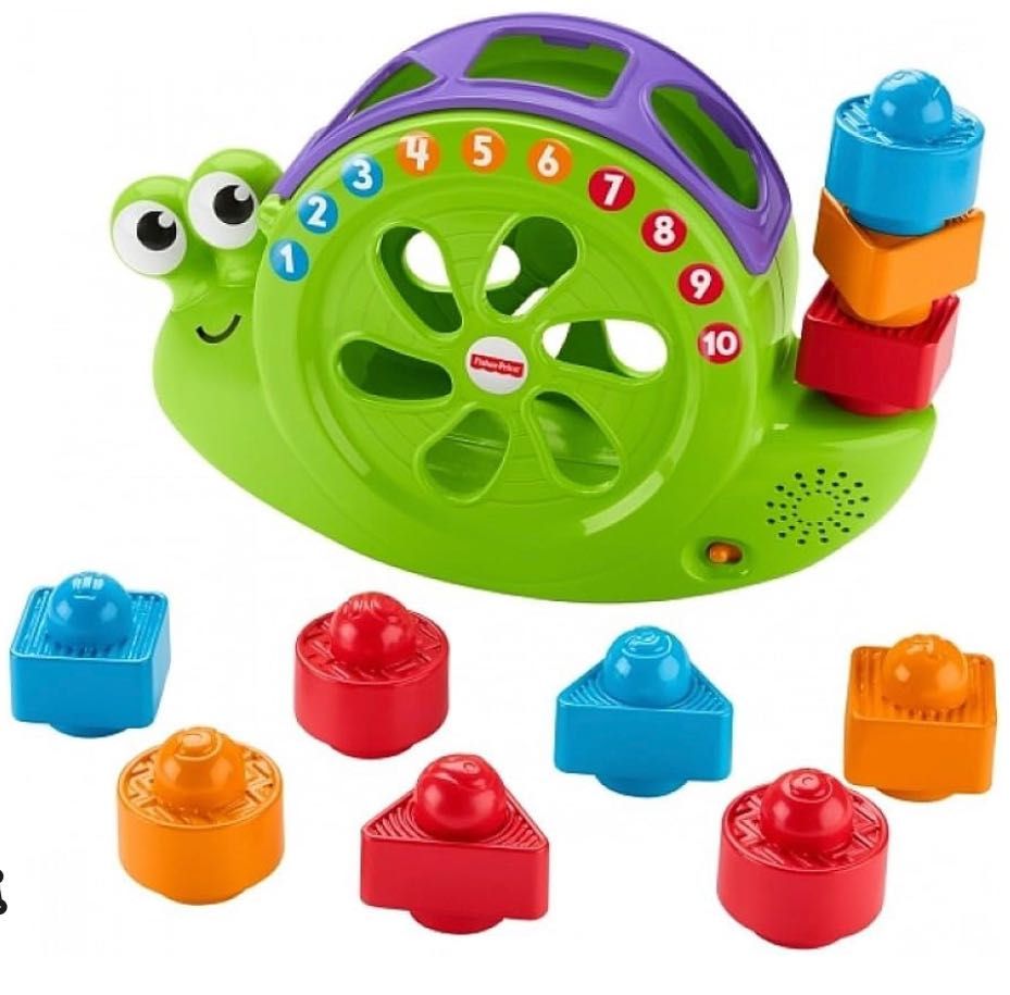 Fisher Price ślimak śpiewajàcy sorter jak nowy!