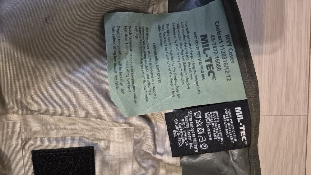 Pokrowiec BIVY  na śpiwór