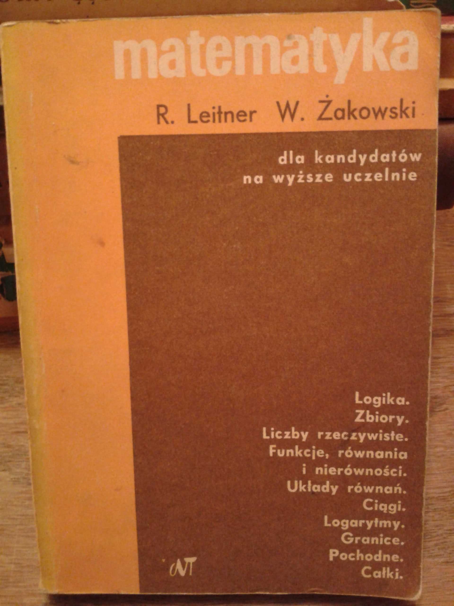 Książka Matematyka dla kandydatów na wyższe uczelnie.