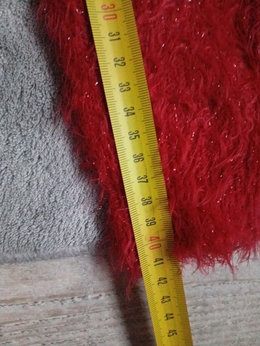 świąteczny sweter z reniferem, włochaty miękki 146