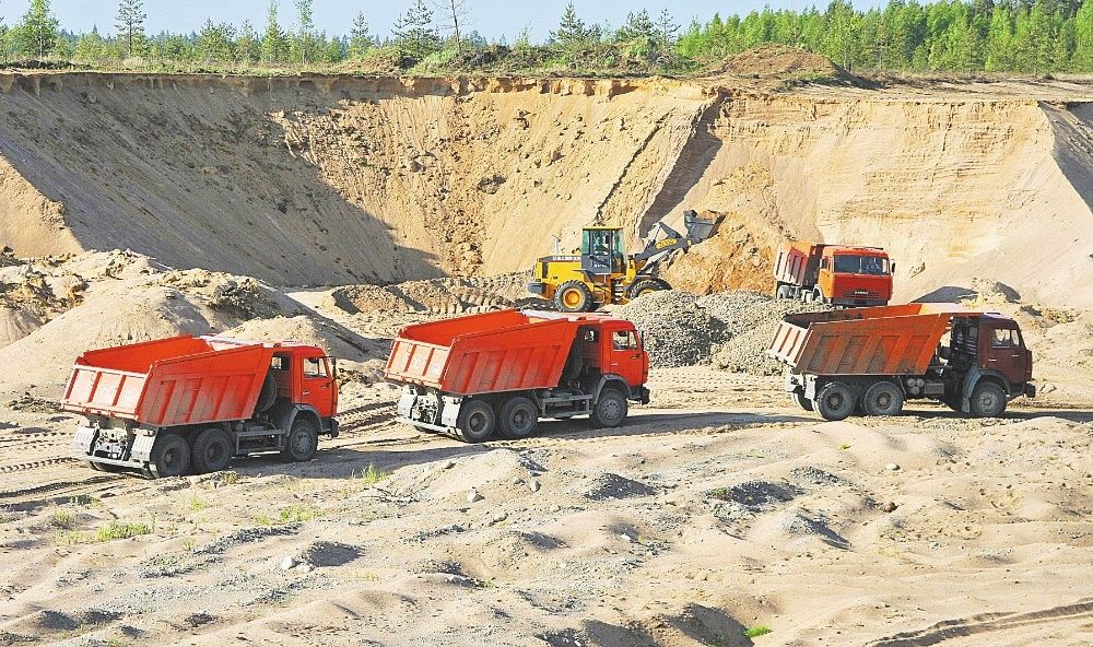 Песок, щебень, чернозем, глина, керамзит от мешка до самосвалов 25 м3