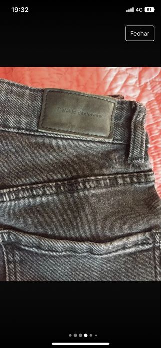 Jeans skinny cinta alta Zara 34
