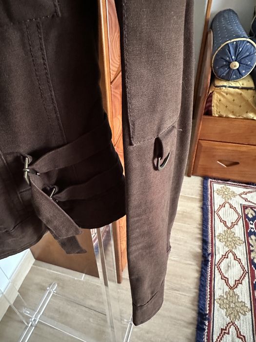 Casaco Ana Sousa, tamanho 36 ou S, castanho chocolate