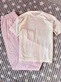 Женские домашние штаны розовые коттон для дома жіночі штани домашні