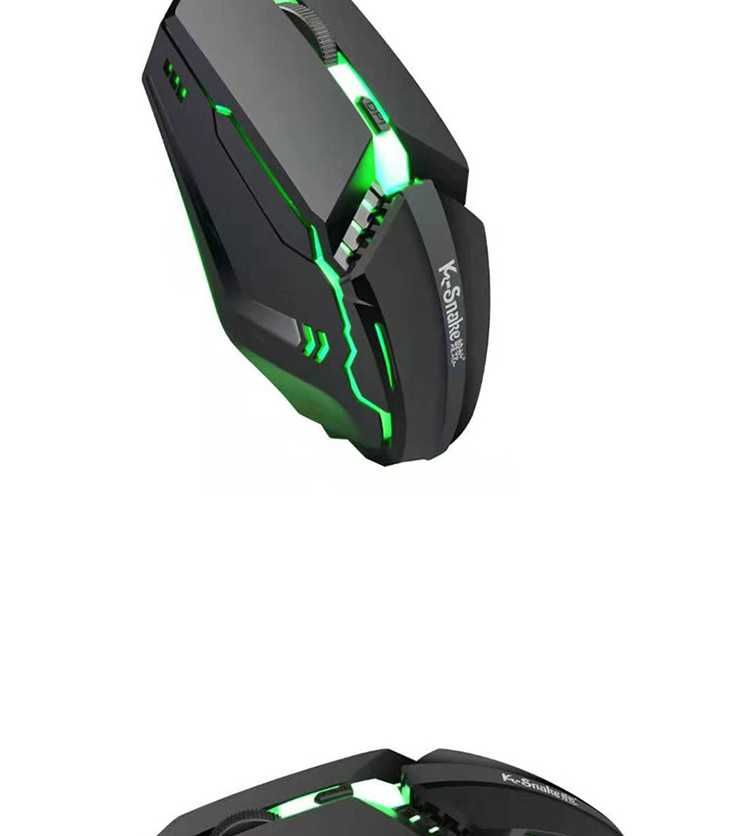 Rato gamer RGB usb (novo)