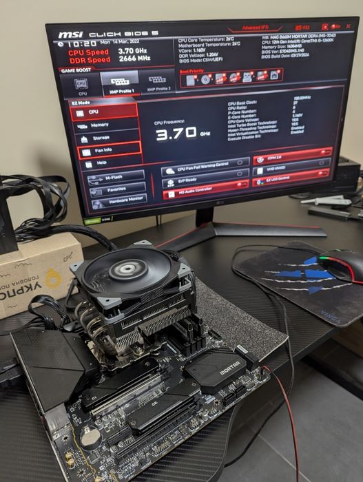 i5 12600K | MSI B660m MORTAR | Thermaltake TOUGHAIR 110 | ТОП комплект