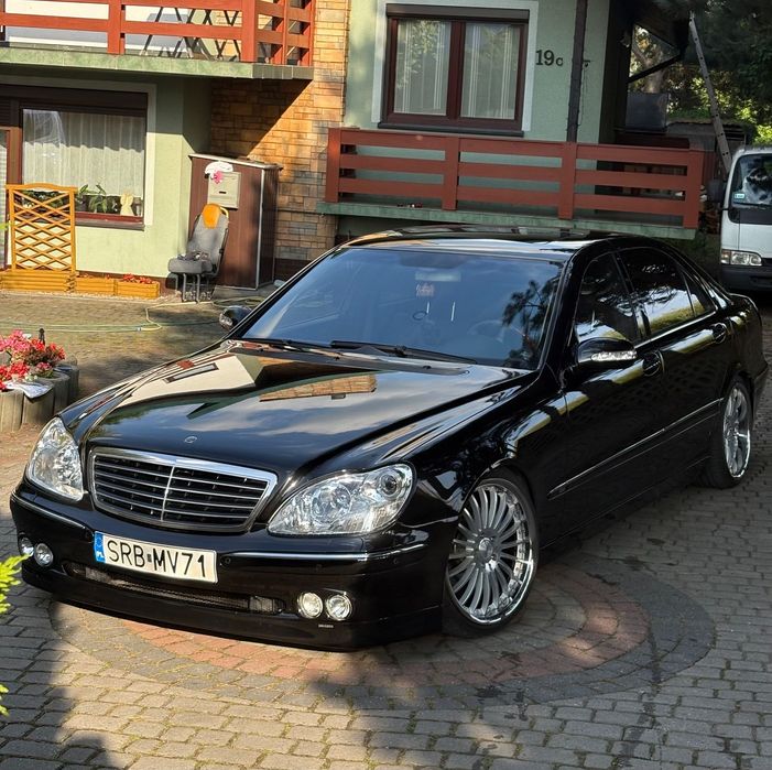 Mercedes-Benz Klasa S Mercedes S500L Brabus, bardzo dobry stan, LPG, niski przebieg, Japonia