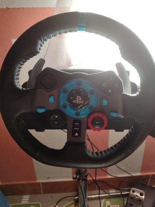 Volante Logitech g29 + manete das mudanças - Usado