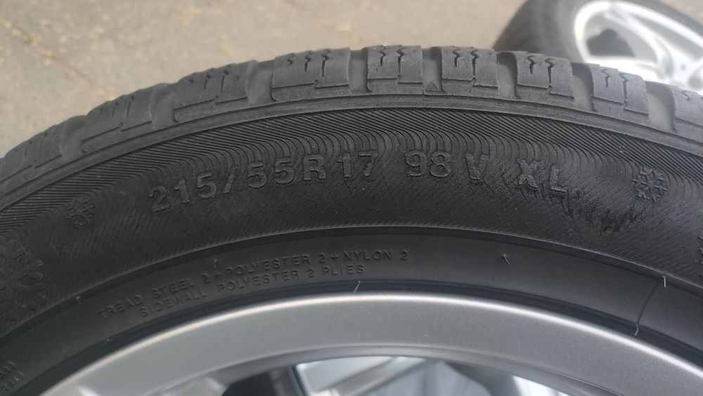 Felgi aluminiowe z oponami 17"