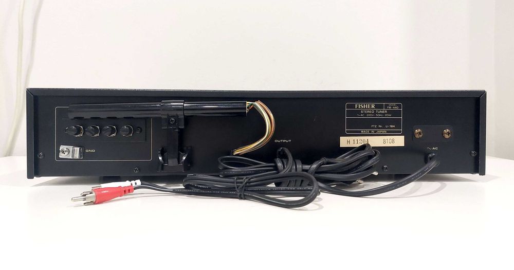 Sintonizador "AM/FM" analógico FISHER FM-440 (Imaculado)*