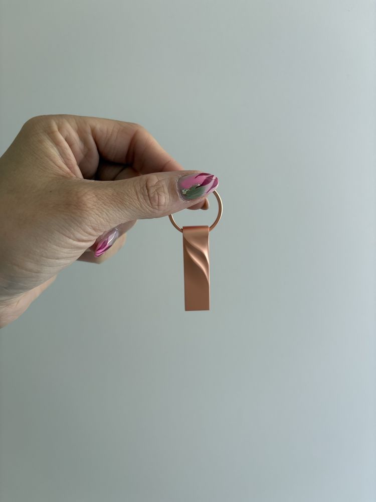Srebrny mini pendrive USB 32 GB + różowy gratis #pendrive