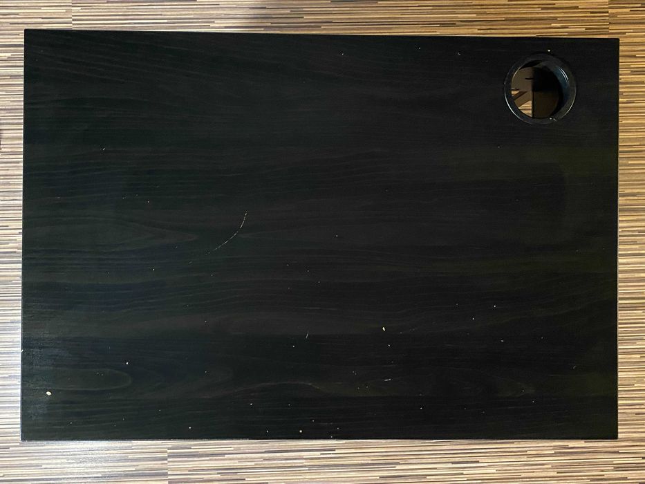 Biurko IKEA Micke / 73 x 50 cm / ciemne drewno