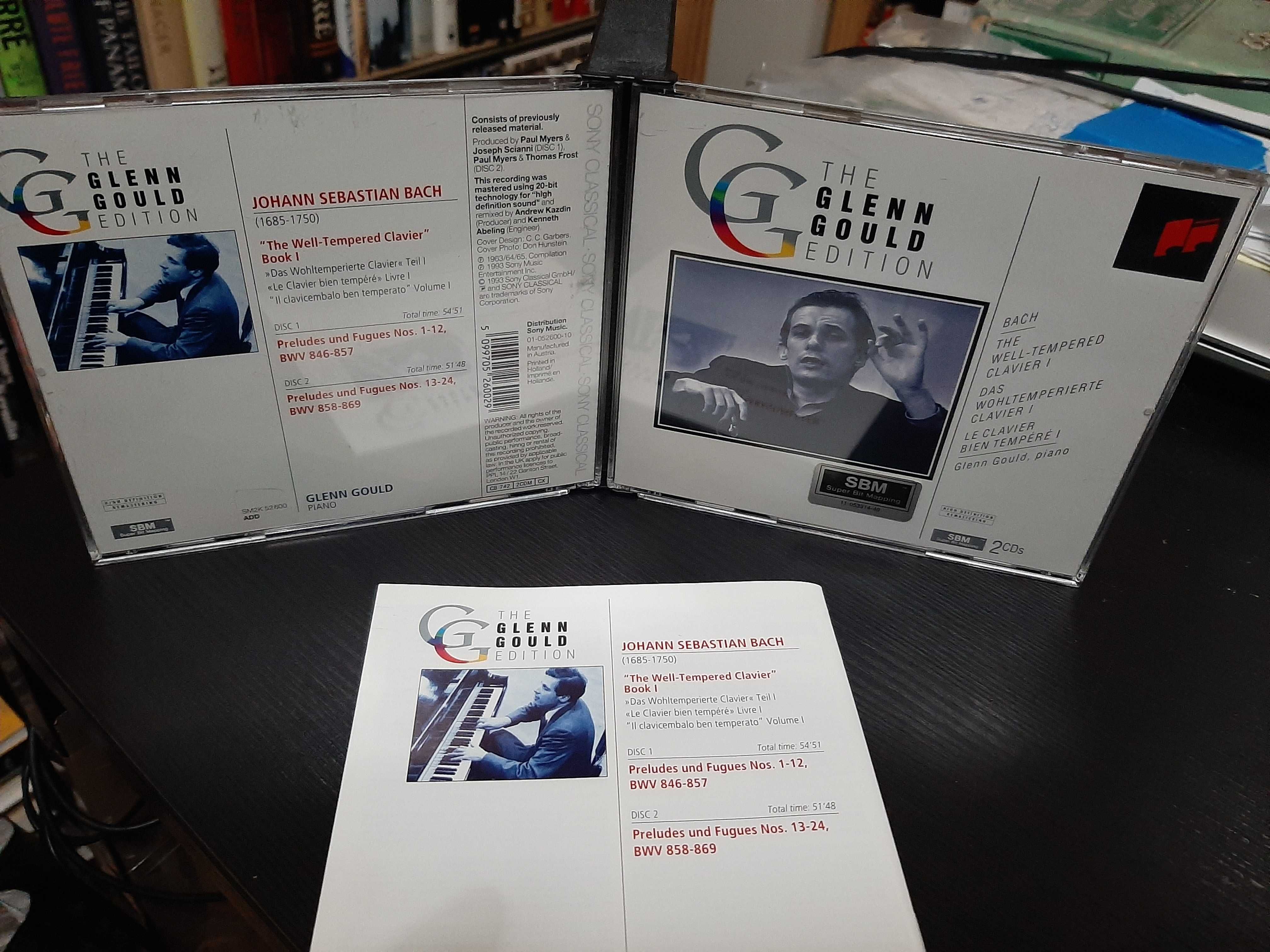 Bach – The Well-Tempered Clavier I – Glenn Gould – 2cds