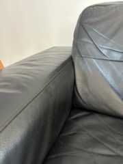 Sofa dwuosobowa skóra naturalna.