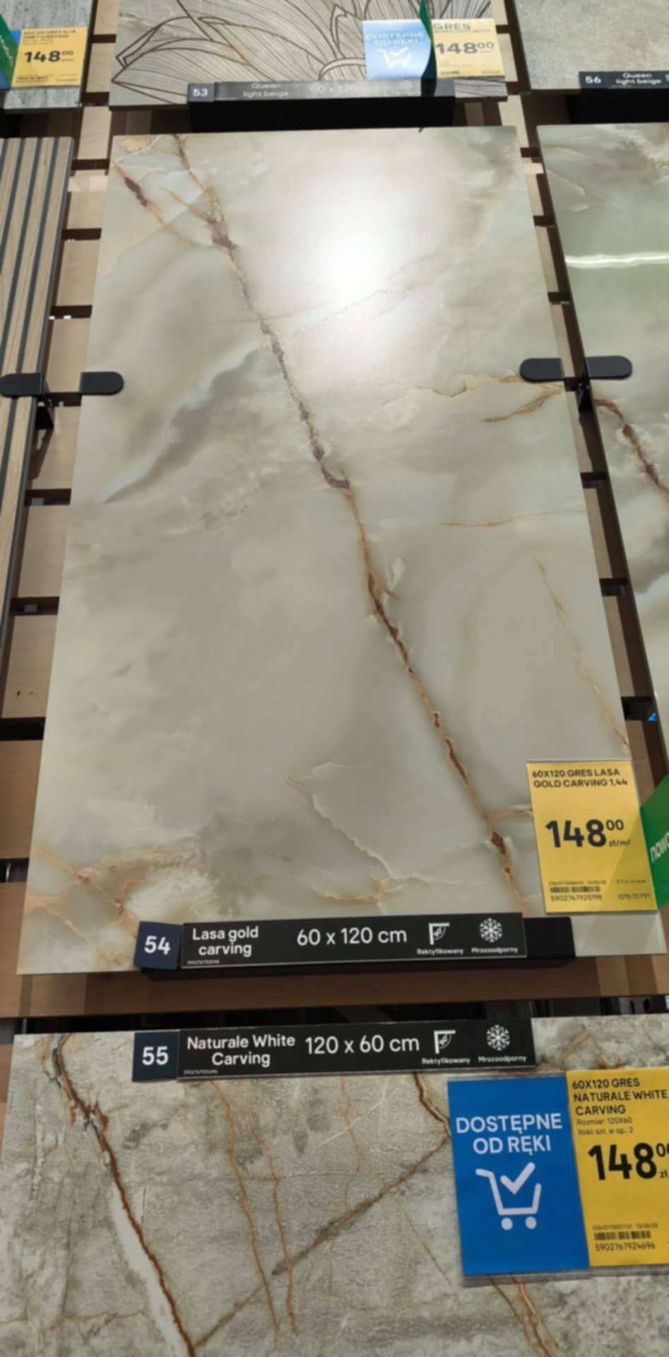 Płytki 120×60 NOWE